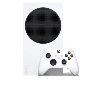 Xbox Series S vue de face, design compact et moderne avec un prix compétitif à Derbghalef