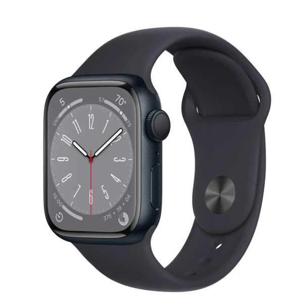 Apple Watch Series 8 GPS 41mm Boîtier aluminium minuit de avec bracelet sport minuit prix maroc