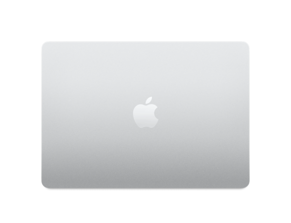 MacBook Air M4 Argent - Vue de haut avec écran fermé