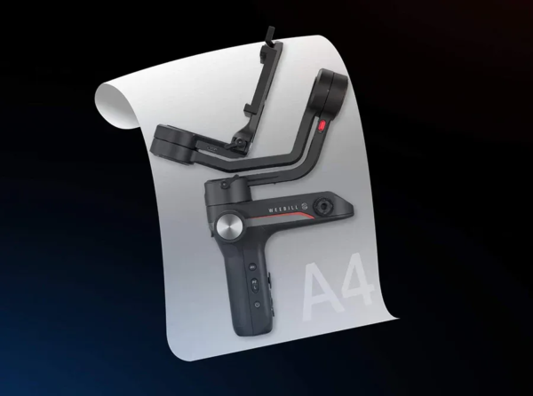 Zhiyun Weebill S compact comme une feuille A4 - Comparaison taille